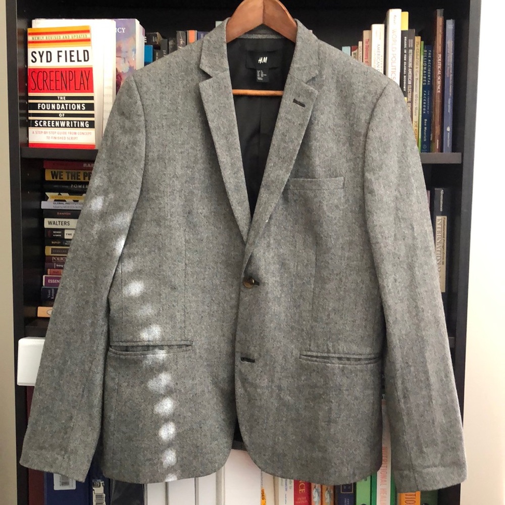 Men’s wool blend blazer